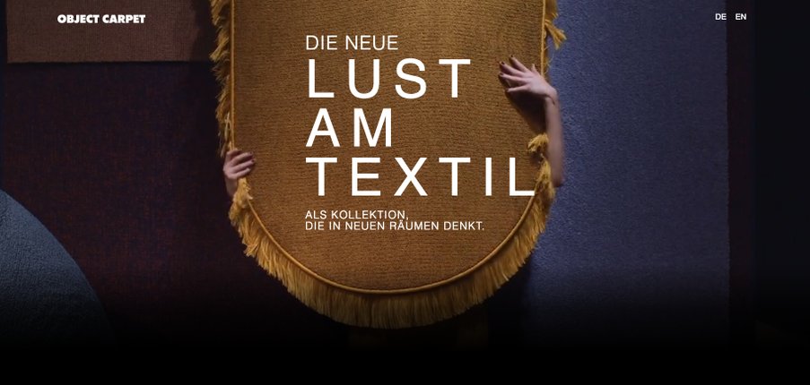 Präsentation der neuen Teppich-Kollektion