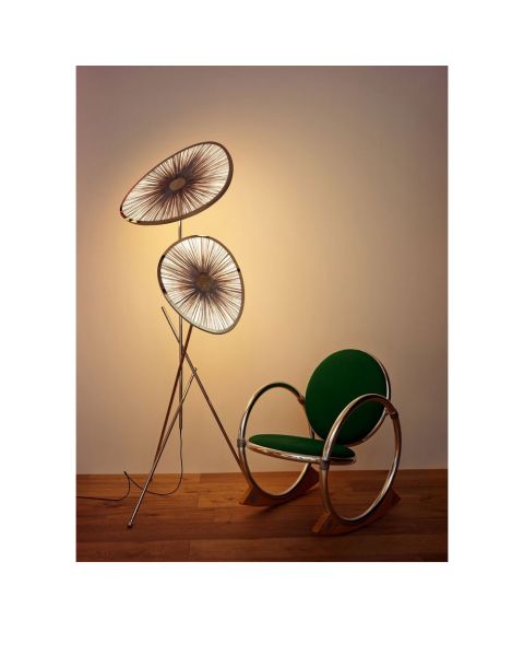 Aqua Creations Lake Doiran Floor Lamp, Farbe Silver