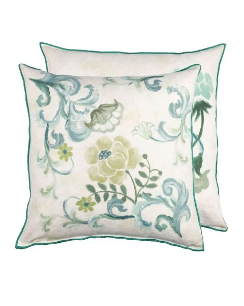 Designers Guild Kissen Osier Damassé Eau De Nil