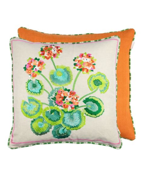 Designers Guild Kissen Primevère Embroidered Fuchsia