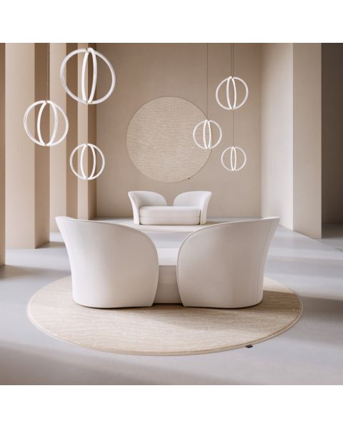 Moooi Carpets Teppich Pure Round, Raumansicht
