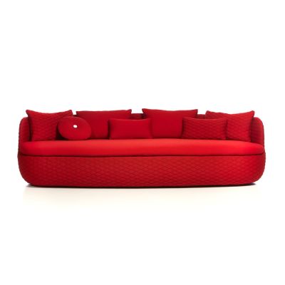 Moooi Bart Daybed - Summit Uni/ Twill - Farbe Passion
