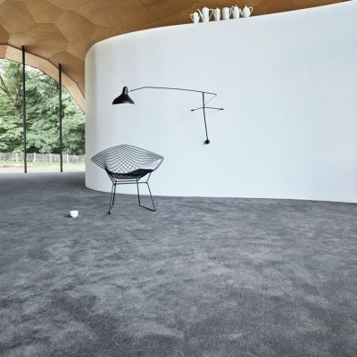 Object Carpet Velours- Teppichboden Chicc 900 - Farbe 913 Light Grey