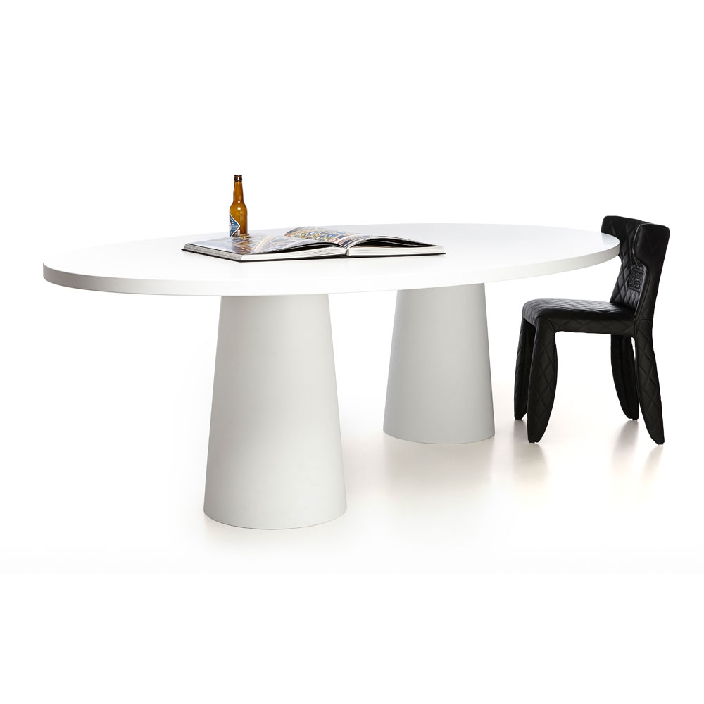 Moooi Container Table Oval, RAL 9016/ Verkehrsweiß