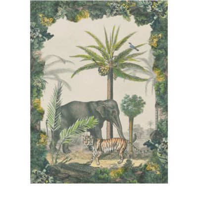 Designers Guild Tagesdecke Palm Trail Sepia, Design John Derian