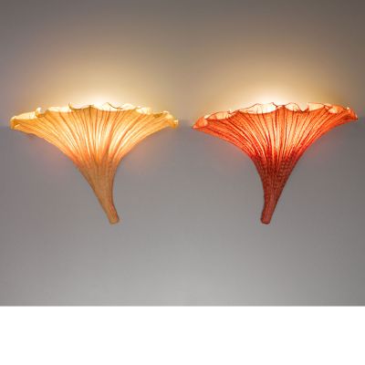 Aqua Creations Wandleuchte Fan - Farbe orange (rechte Ausrichtung) & rust (linke Ausrichtung)