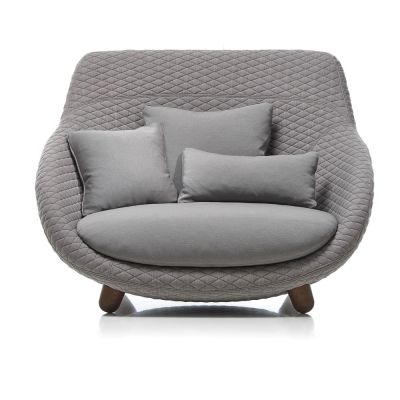 Moooi Love Sofa High Back - Bezug Summit Uni/ Twill - Farbe Grey