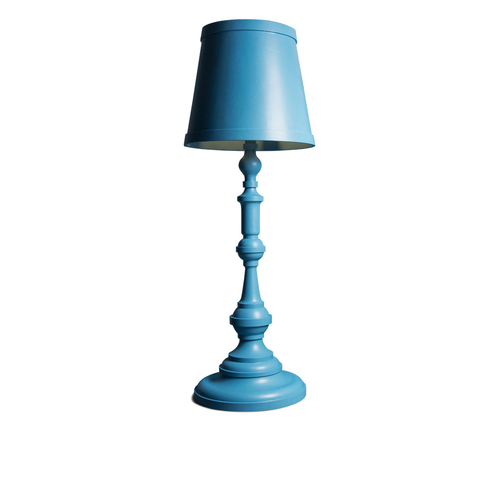 Moooi Stehleuchte Paper Floor Lamp - Pastel blue RAL 5024