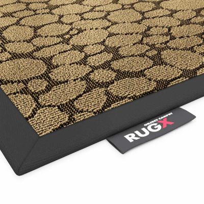 Object Carpet Teppich Pebble Beach 600 - Farbe 606 Sand/ Baumwollband