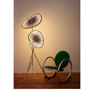 Aqua Creations Lake Doiran Floor Lamp, Farbe Silver