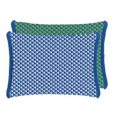 Designers Guild Dekokissen Tarakan Cobalt Outdoor