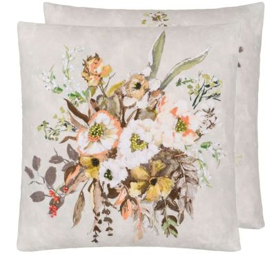 Designers Guild Kissen Margaretta Linen Sepia