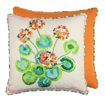 Designers Guild Kissen Primevère Embroidered Fuchsia