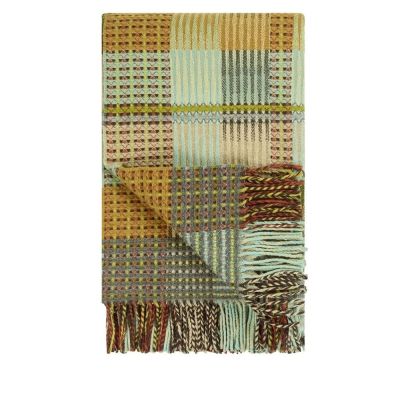 Designers Guild Tagesdecke mit Karomuster Tasara Ochre