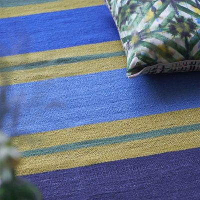 Designers Guild Wollteppich Benares Azure, Detailansicht