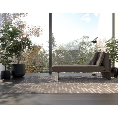 Kymo Indoor/ Outdoor Teppich Crossover concrete, im Wintergarten