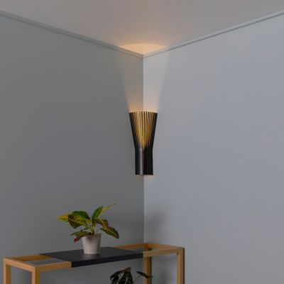 Secto Design, Secto Small 4237 Eckleuchte in schwarz